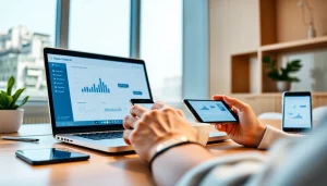 HelloWorld下载 showcased on modern devices in a digital workspace, illustrating seamless connectivity and real-time translations.