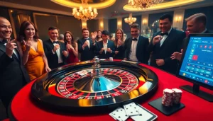 Engage with an exciting roulette game scene showcasing the experience of ink vao 12bet in online gambling.