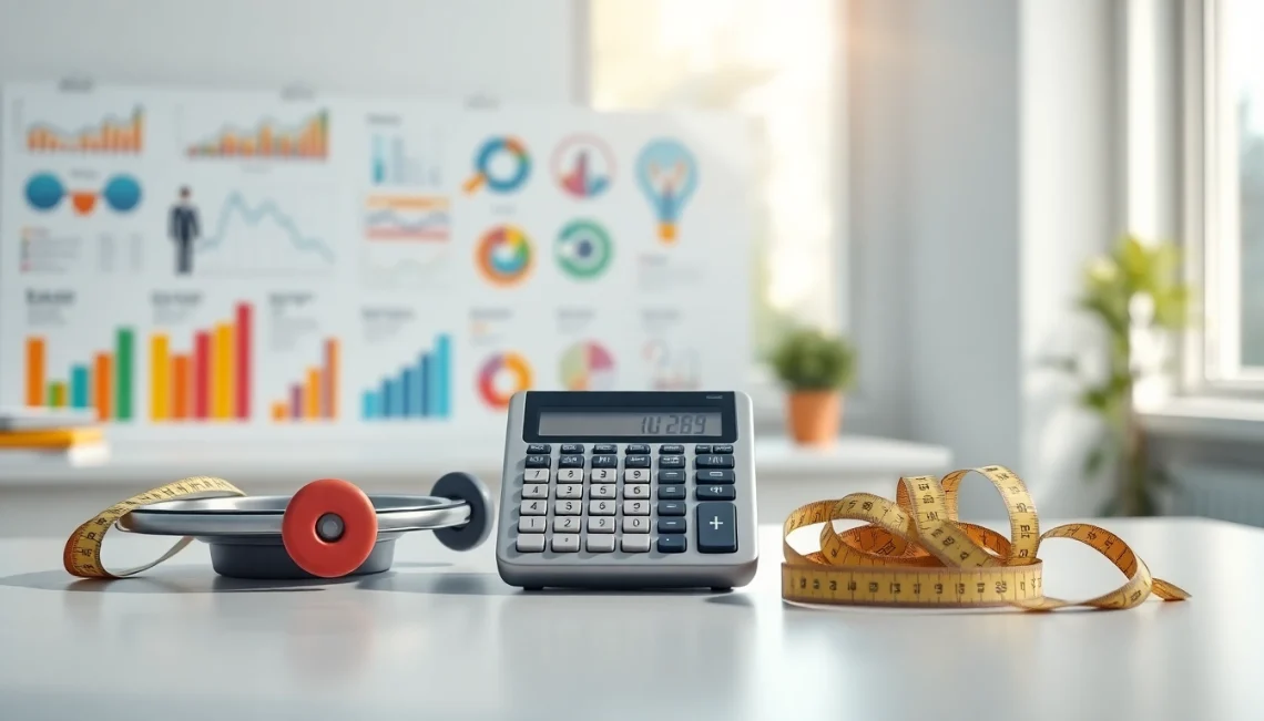 Calculate your ideal weight calculator accurately using various formulas in a modern office.