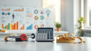 Calculate your ideal weight calculator accurately using various formulas in a modern office.