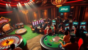 Experience the thrill of jeetbuzz ক্যাসিনো with vibrant slot machines and exciting poker action.