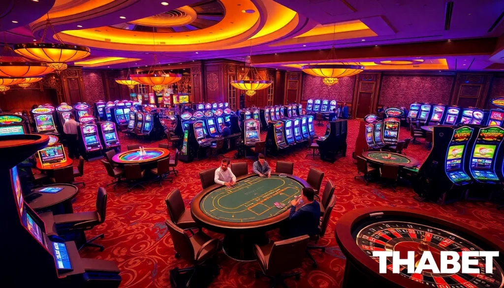 Experience THABET with thrilling casino gameplay and vibrant gaming atmosphere.