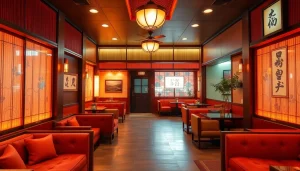 エレガントな京都 ソープのインテリア、上質な座席と暖かな照明。