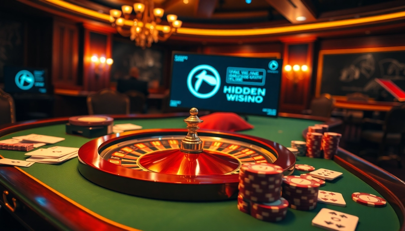 The hidden wiki reveals a vibrant casino scene with roulette and poker chips, offering thrilling gambling experiences.