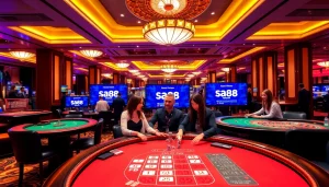 Experience exciting gaming at https://sa88.it.com/ with vibrant casino tables and happy players.