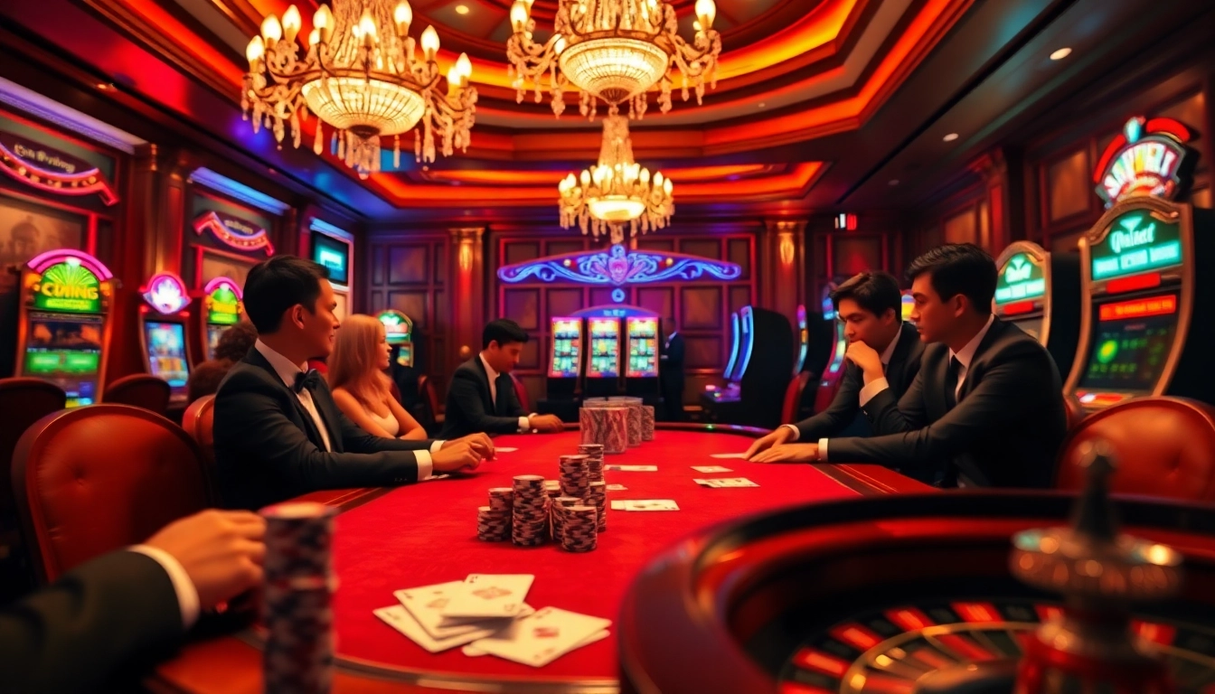 Experience an exhilarating poker game at Nhà cái 789P with luxurious casino ambiance and polished chips.