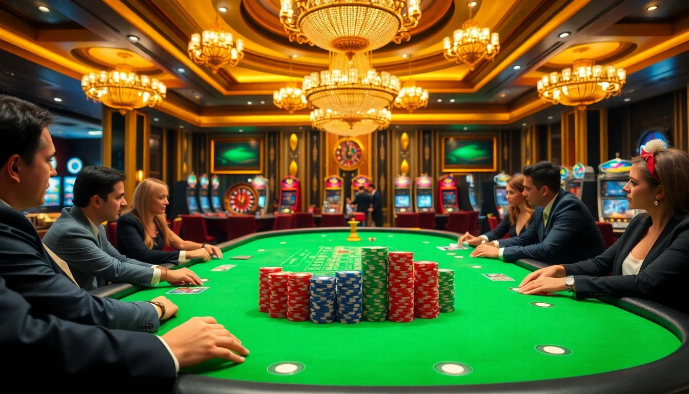 High-stakes poker game at https://xx88.nl/ showcasing excitement and luxury in gaming.