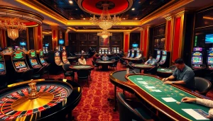 Players enjoying a thrilling casino atmosphere while engaging in strategic games inspired by the hidden wiki's insights.