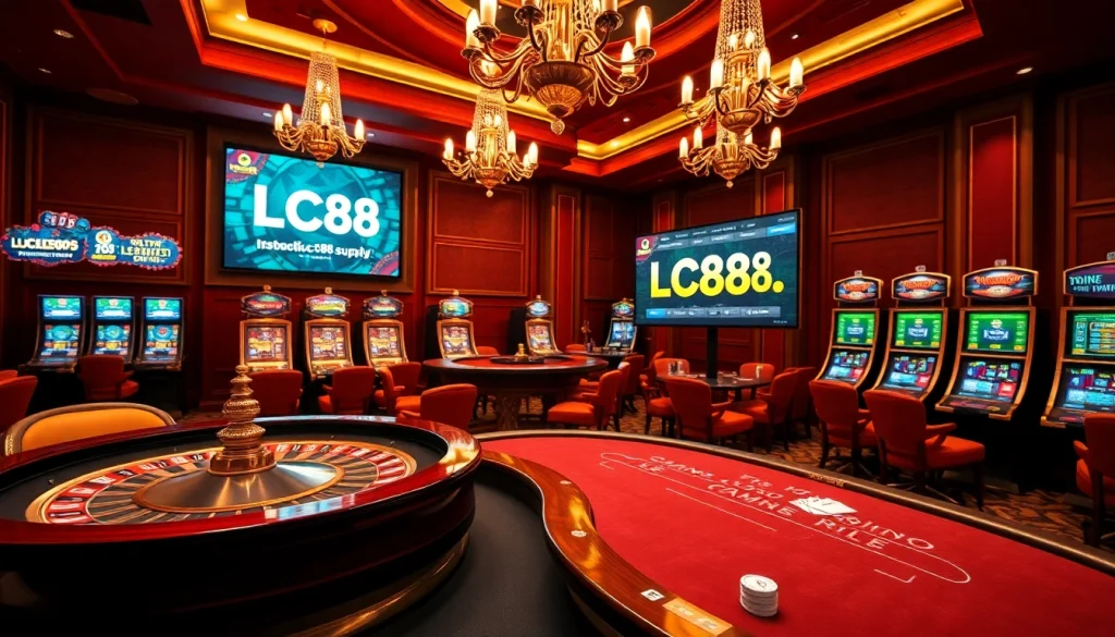Experience thrilling gameplay at https://lc88.supply/ with vibrant casino visuals and exciting gaming elements.