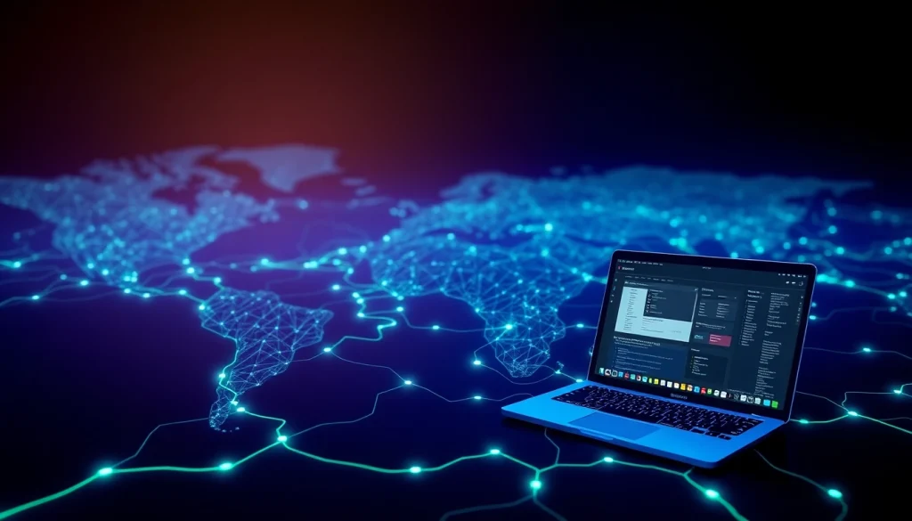 The hidden wiki interconnected network visualizing the dark web's complexity in 2025.