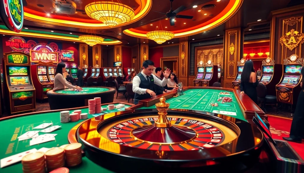 Experience the excitement of Trang Chủ MMOO with thrilling casino games and vibrant atmosphere.