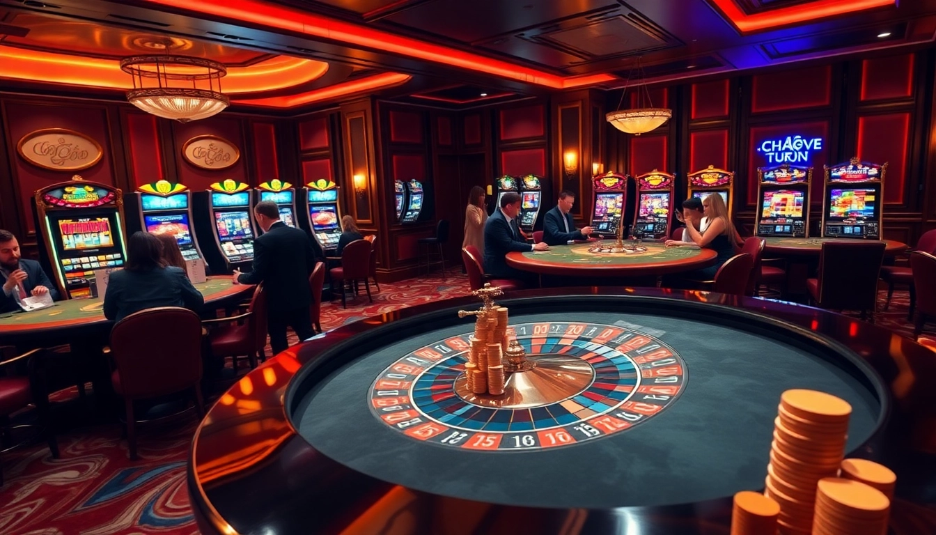 Players engaged at a roulette table in a luxury casino showcasing u888 com excitement.