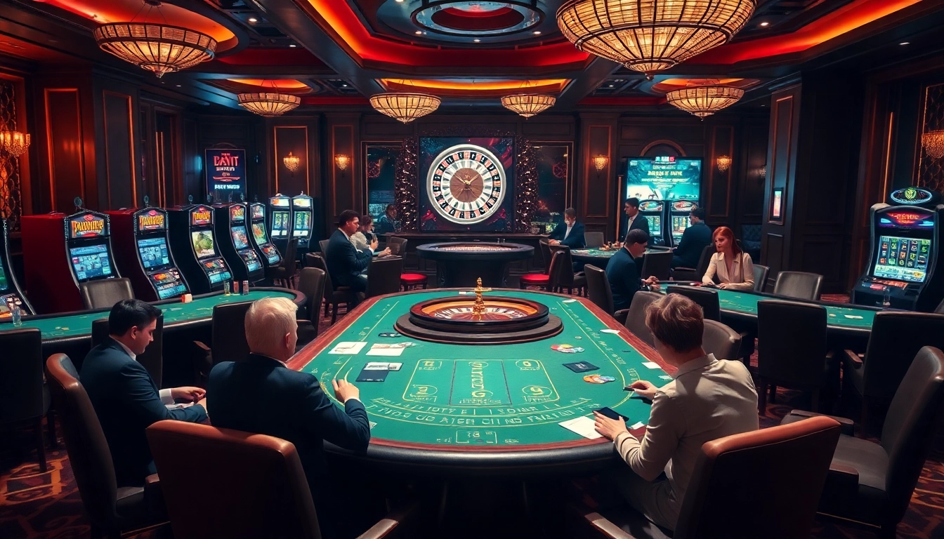 Participez à une expérience de jeu palpitante dans un casino en ligne français avec des tables vibrantes et des machines à sous passionnantes.