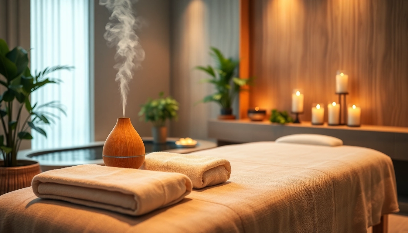 편안한 분위기와 자연 요소가 있는 서산마사지 치료실