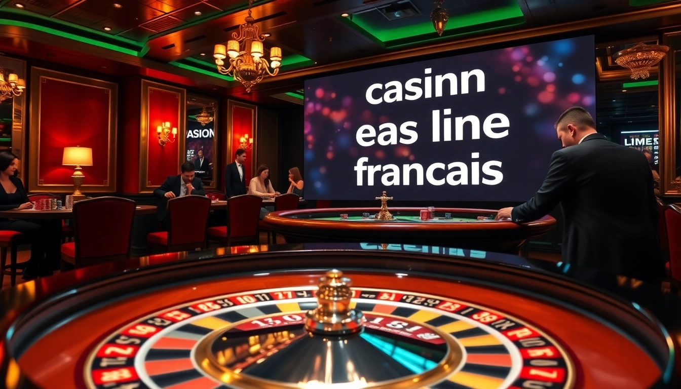 Découvrez l'excitation du casino en ligne français avec une action de roulette dynamique et des jeux élégants.