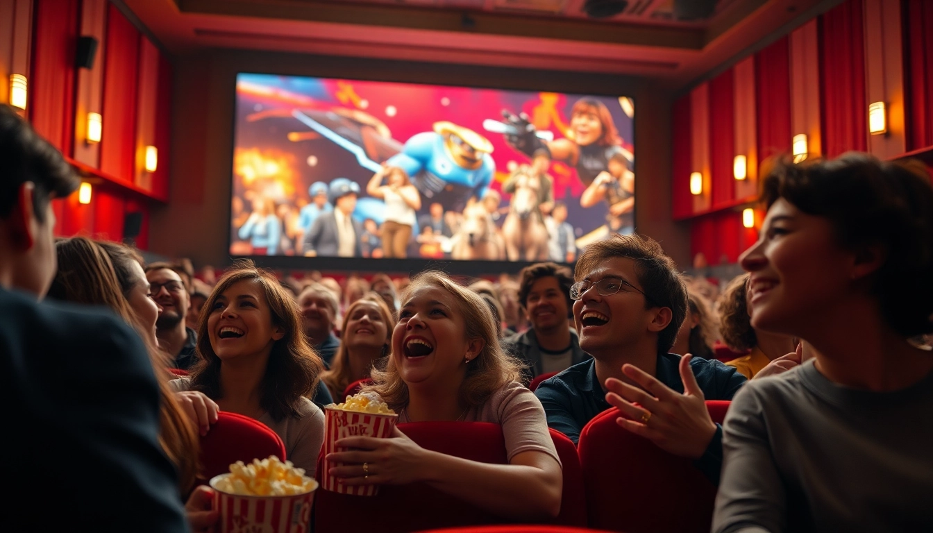 ดูหนัง ที่โรงภาพยนตร์ที่เต็มไปด้วยการกระตุ้นความสนุกของผู้ชม