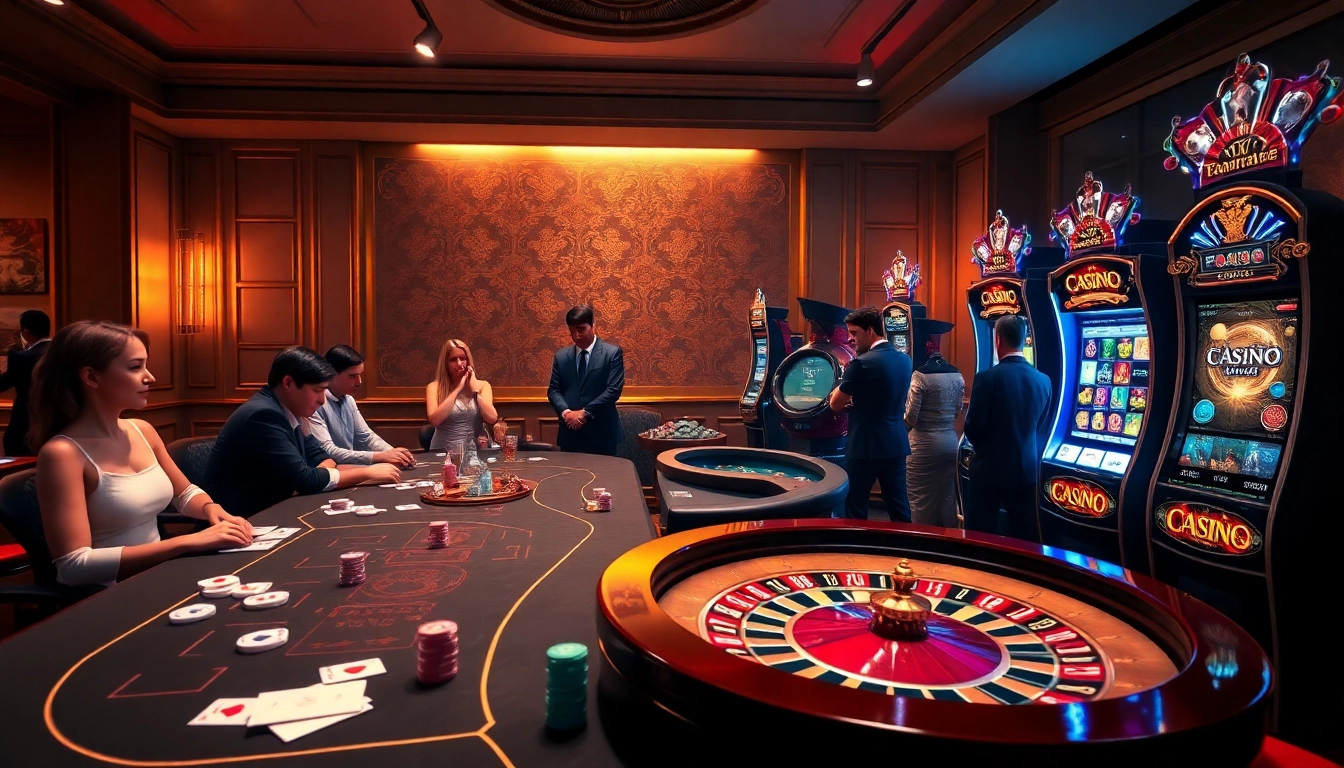 Découvrez l'excitation du casino en ligne français avec des jeux de poker et de roulette vibrants.