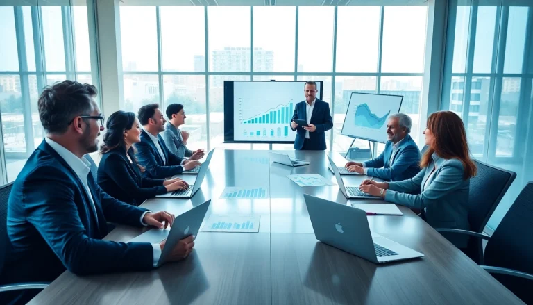 Visual representation of Bid-No-Bid Analysis discussion among business professionals.